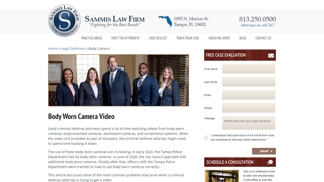 Redactions of Body Camera Video for Public Record Requests in Florida
